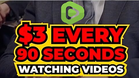 $3 EVERY 90 SECONDS WATCHING YOUTUBE VIDEOS⚠️