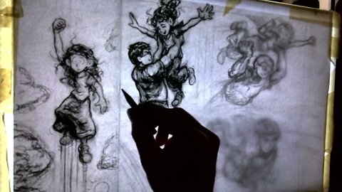 Art Timelapse: Full Process for Pages 134 -35 with @Airwingmarine Tunes