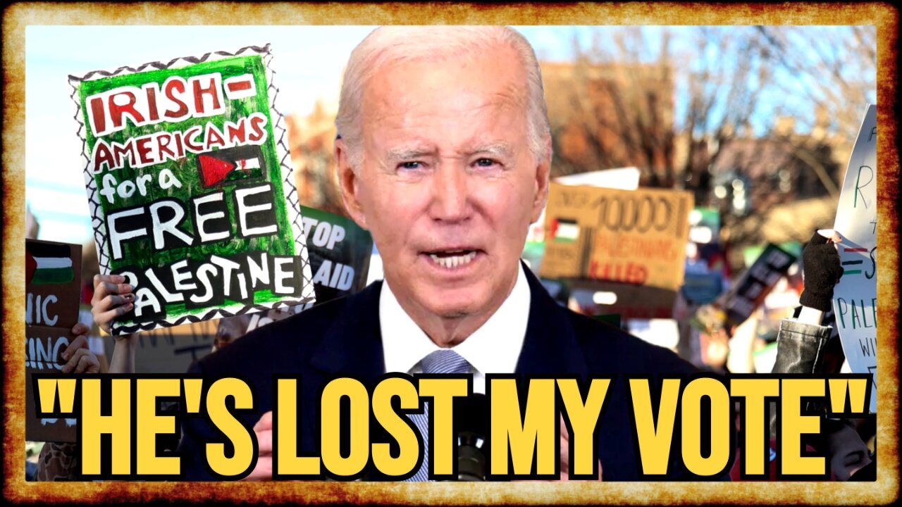 Irish Americans ABANDON BIDEN, PROTEST on St. Patrick's Day