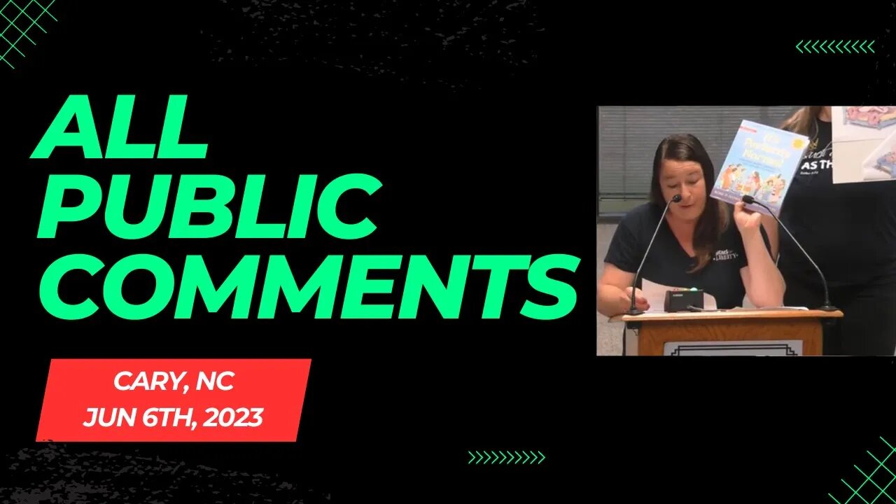 All Public Comments - Wake County School Board Meeting (06-06-2023)