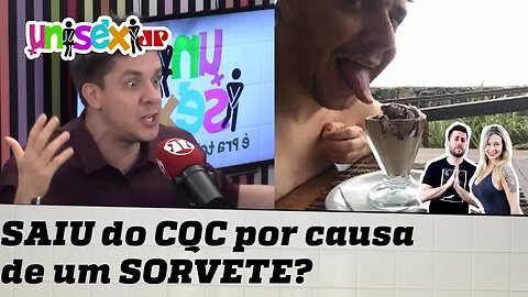 OSCAR FILHO FOI DEMITIDO DO CQC POR CAUSA DE UM SORVETE?
