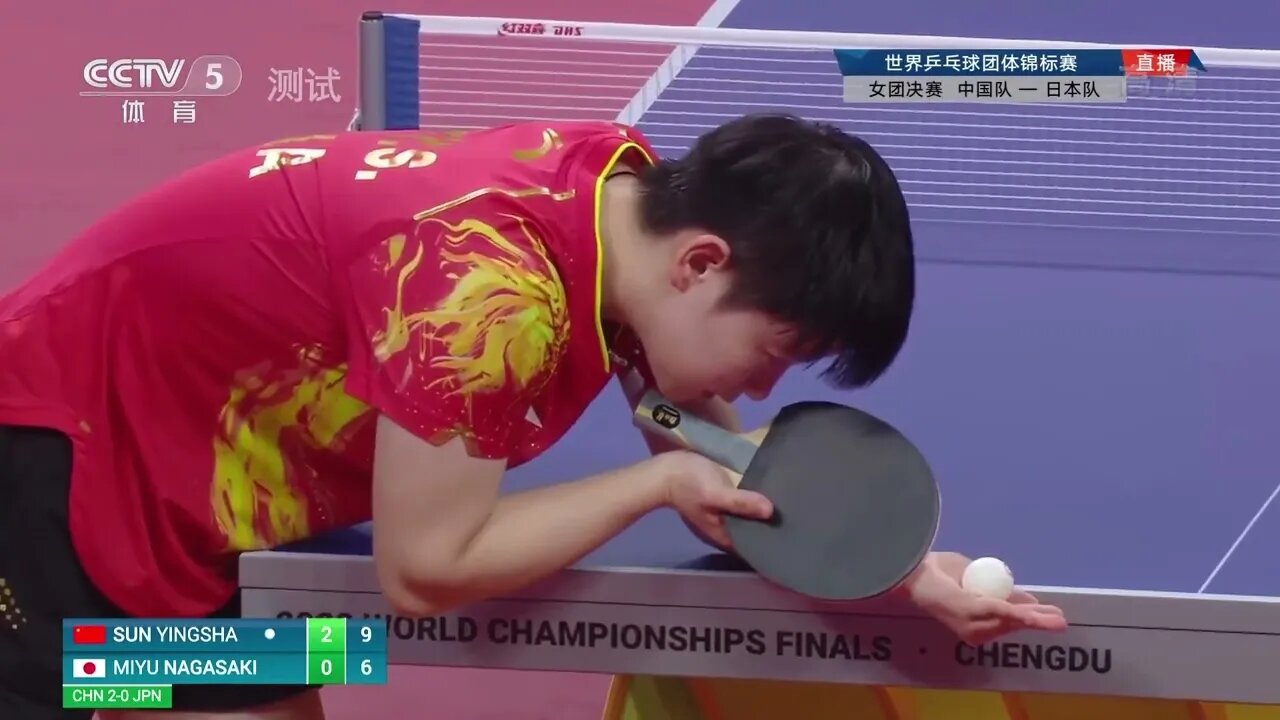 Sun Ying Sha vs Miyu Nagasaki Hightlight Wolrd Table Tennis Women Team Final 1