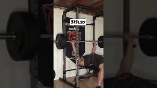 315 Bench Press PR #shorts