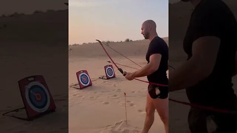 Bow shooting with billionaires