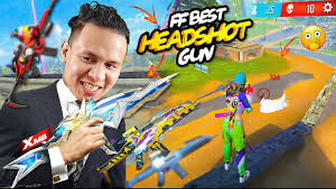 Free Fire New Best Gun XM8 Solo Vs Squad Gameplay with Female Bundle 😍 Tonde Gamer