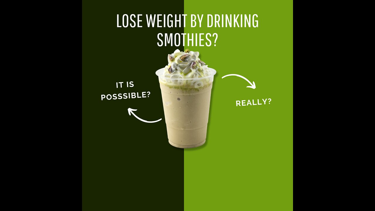 Weight Loss Just Drinking Smoothies! THE EASY WAY!