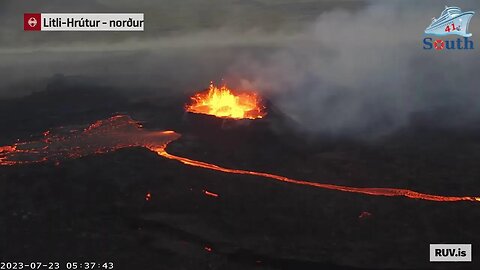 Live Coverage Of Iceland Volcano Event. 23/07/2023.