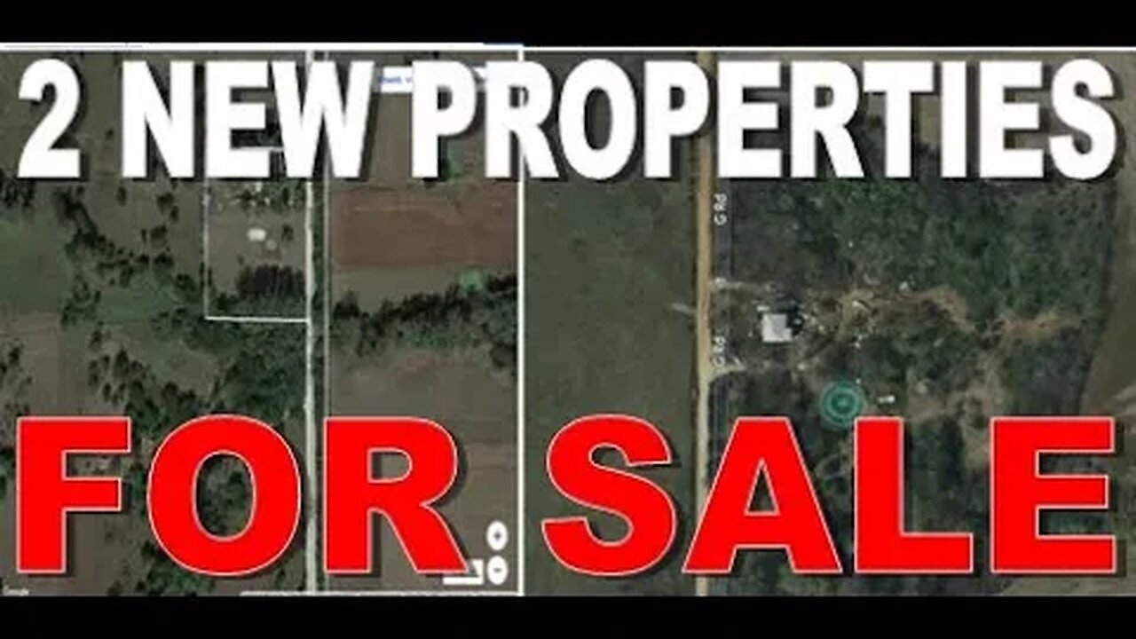 2 NEW properties for sale