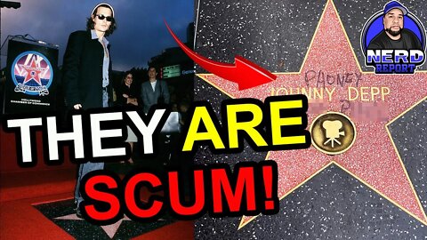SCUM! Amber Heard Supporters Want To Vandalize Johnny Depp’s star on the Hollywood Walk of Fame!?