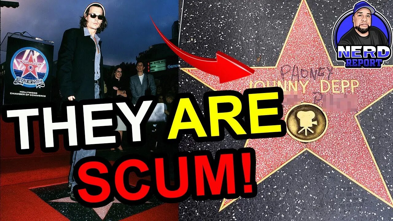 SCUM! Amber Heard Supporters Want To Vandalize Johnny Depp’s star on the Hollywood Walk of Fame!?