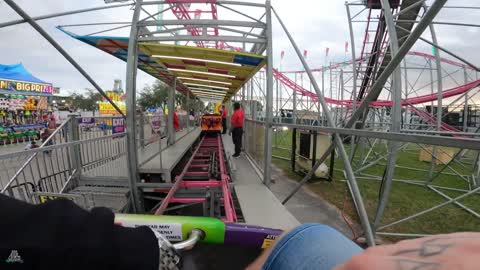 Miami-Dade County Fair - Bullet Train - North American Midway Entertainment - POV - USA - 2021