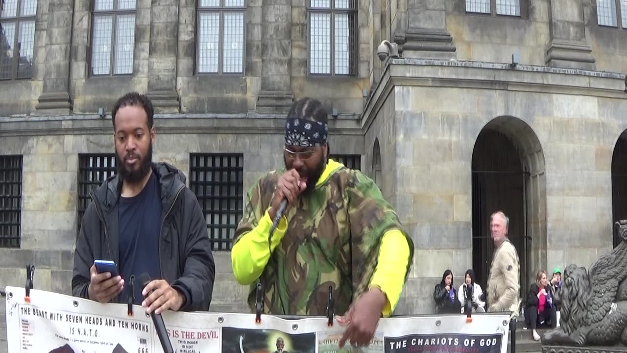 Hebrew Israelites Prophetic Camp Street Teaching 1 -6- 2024 Amsterdam (The Dam/Netherlands) Pt 1