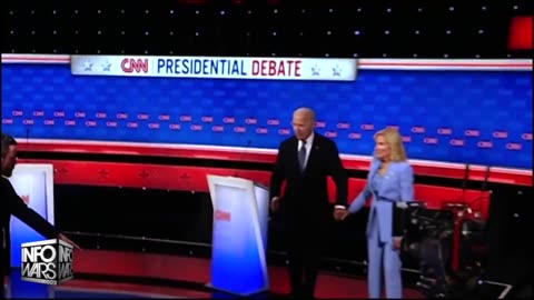 WOW: Biden Requires Help Leaving Debate Stage