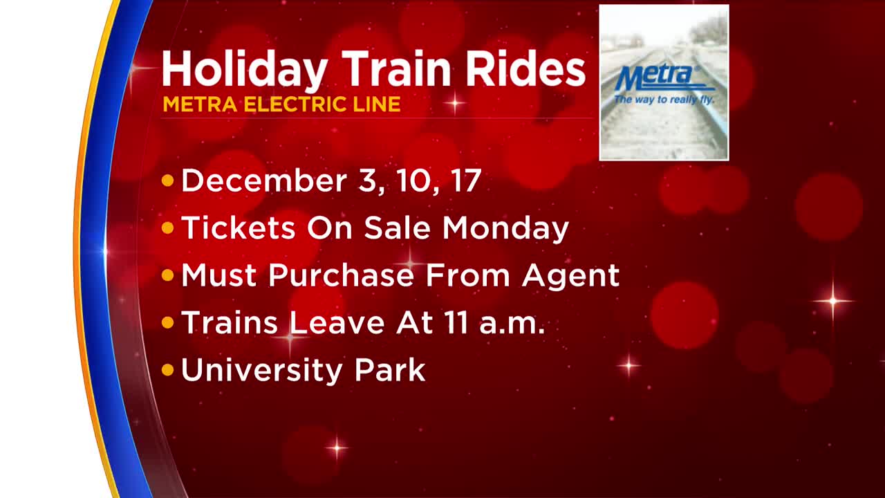 Metra offering holiday train rides through December