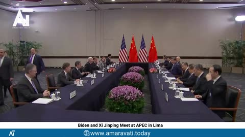 Biden and Xi Jinping Meet at APEC in Lima | Amaravati Today