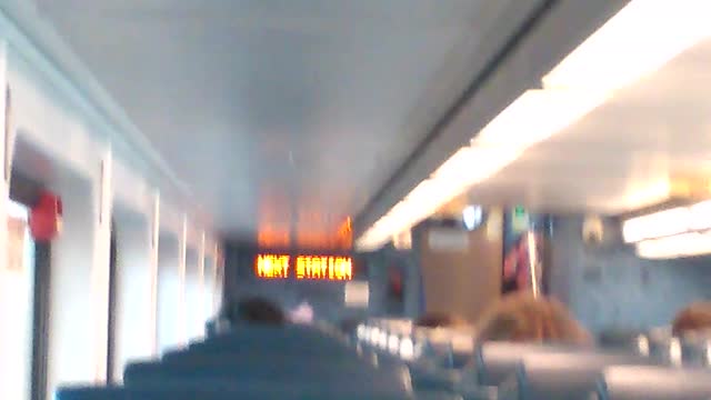 Train ride on new jersey transit train from Penn station newark to Penn station new york part 1
