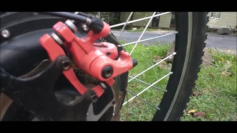 Walmart Mongoose Mack JAK 7 Rear Brake Caliper/Bracket 160/180mm Conversion
