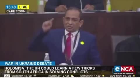 2022: Shaik Emam, South Africa, about how media and politics are hyping Ukraine