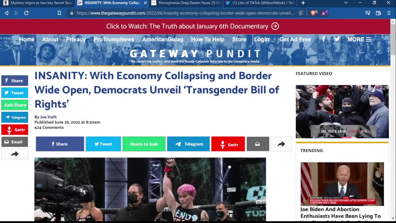 Liberals are Crazy. My first YouTube live stream