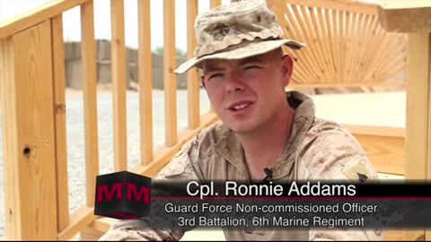 Marines patrol with Afghan National Army soldiers