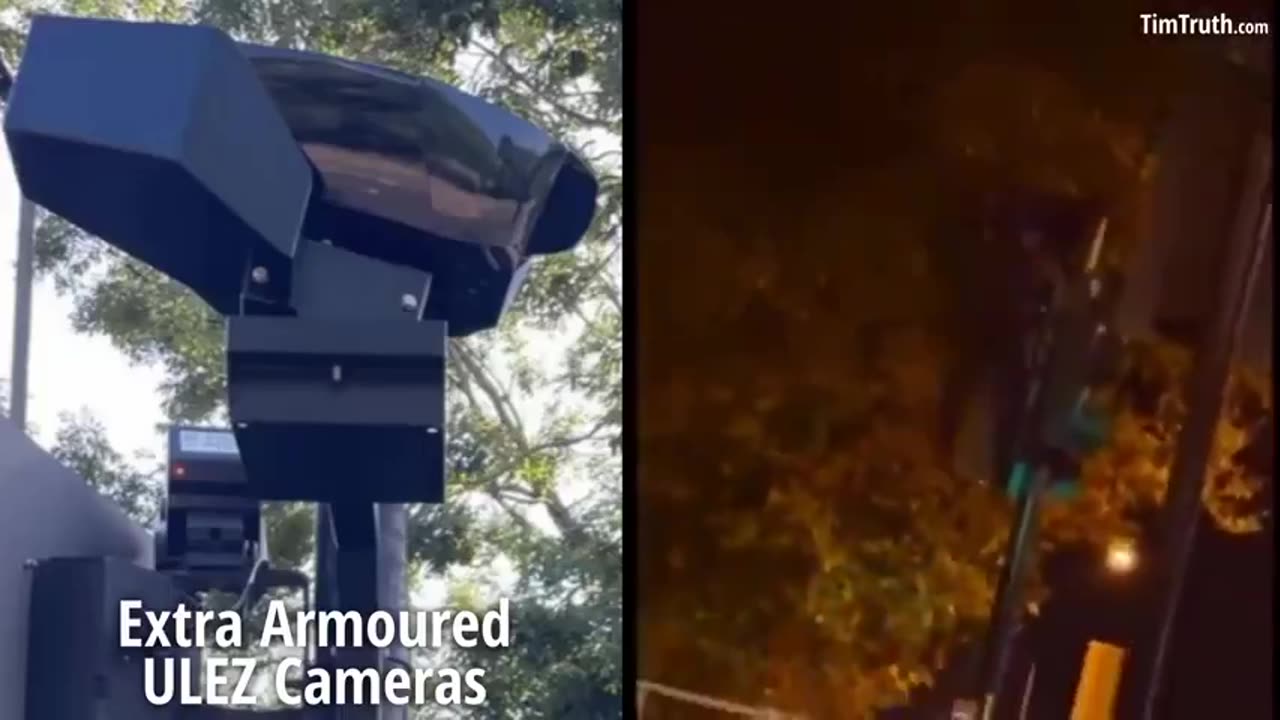 UK Blade Runner REMOVES New, Extra Armored ULEZ Depopulation SPY CAMERA