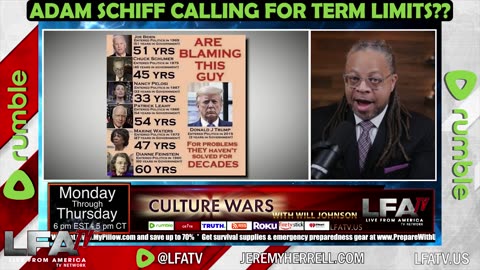 ADAM SCHIFF CALLING FOR TERM LIMITS??