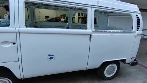 VW bus prepping for paint