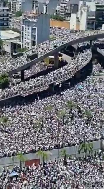 Incredible scenes from Buenos Aires as World champion