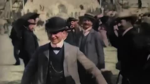 PARIS 1900 IN COLOR~EXPOSITION UNIVERSELL REMASTERED WITH SOUND / DESIGN ADDED