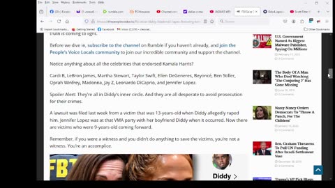 FBI Seize Diddy ‘Blackmail Tapes’ Featuring Kamala Harris and J.Lo