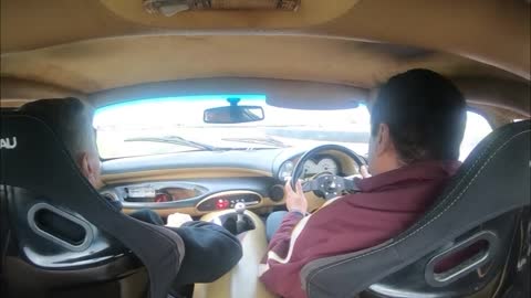 "Close Call: Almost Crashing in a TVR on the Race Track"instructor remains calm