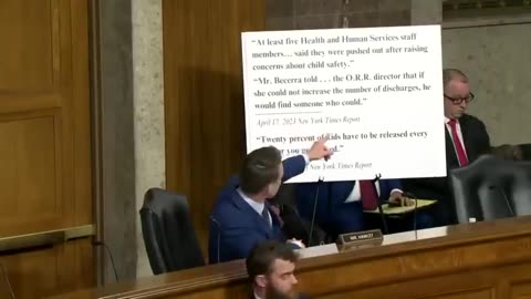 Hawley Exposes Biden HHS Officer For Facilitating Largest Child Trafficking Ring In U.S. History