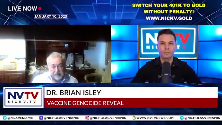 DR BRIAN ISLEY DISCUSSES VACCINE GENOCIDE REVEAL WITH NICHOLAS VENIAMIN