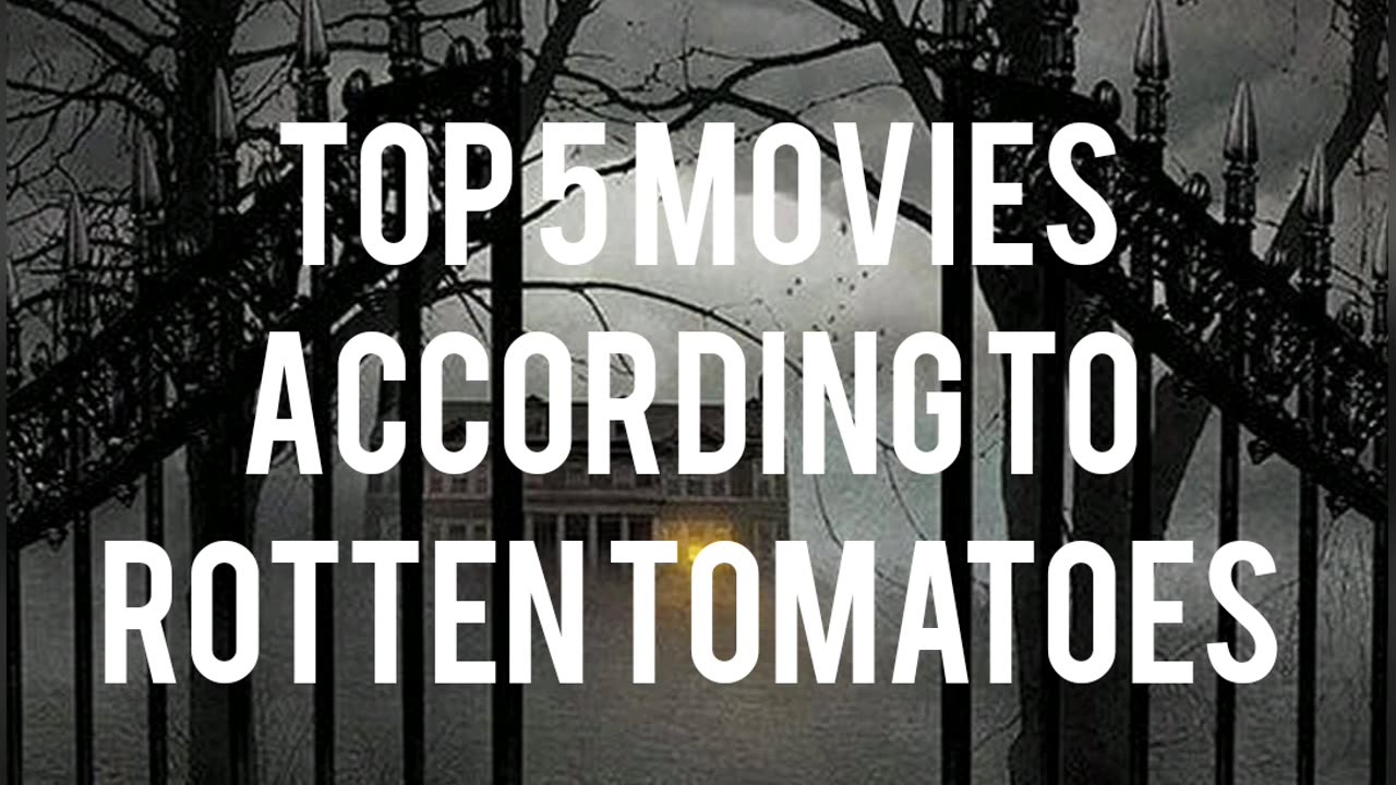 Top 5 horror movies according to rotten tomatoes