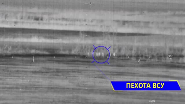 Footage Claims To Show Ukrainian Infantry Unit Being Destroyed