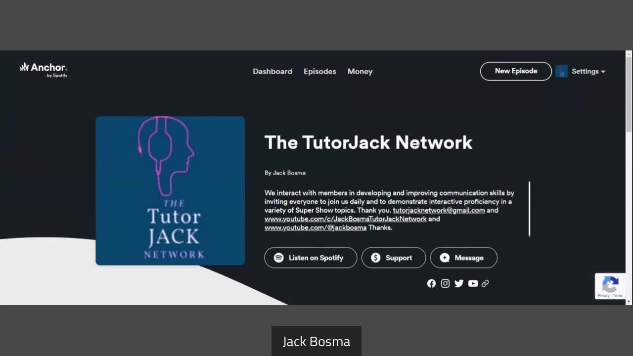 https://anchor.fm/jack-bosma3 On Anchor FM