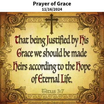 Prayer of Grace #youtubeshorts #grace #jesus #mercy #faith #fyp #blessed #love #trust #joy #believe