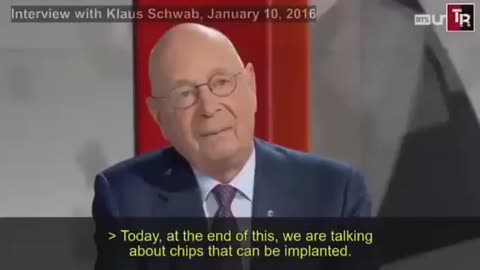 Klaus Schwab wants the general population chipped and enslaved by 2026.