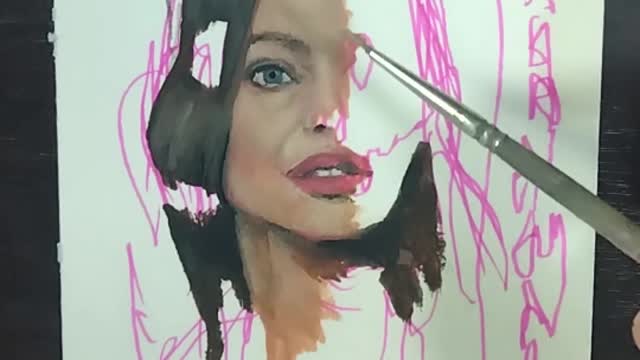 Alternate REALITY Angelina Jolie | YOU DID IT! | Painting Process