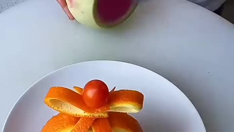 Art with orange