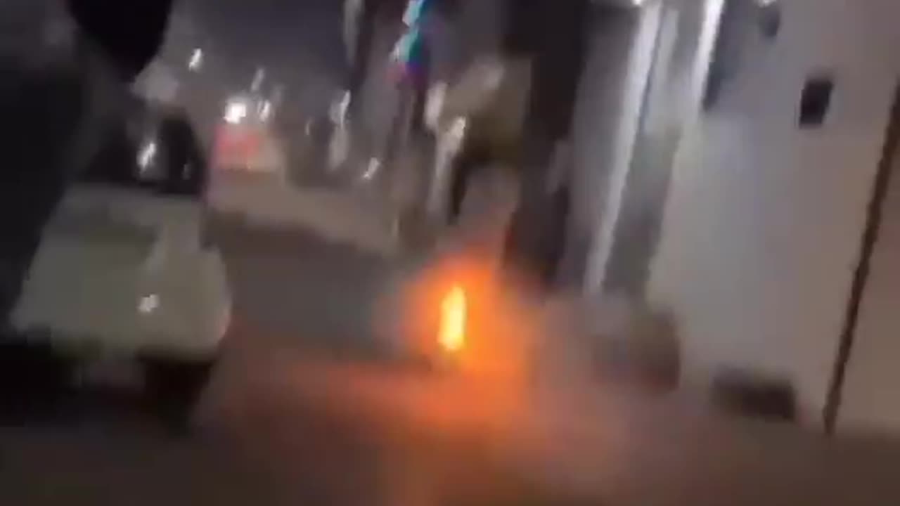 backfiring fireworks