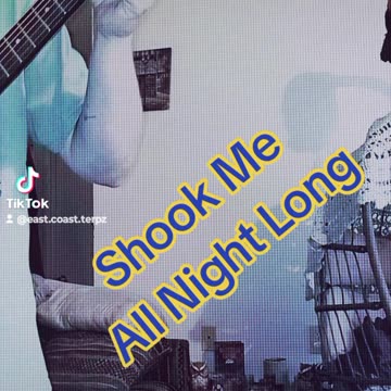 AC/DC - Shook me All Night Long Guitar - Epiphone