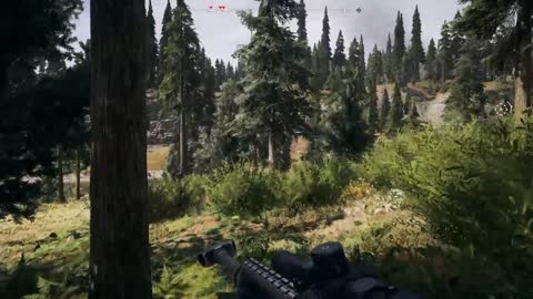 Hunting on Far Cry 5 action