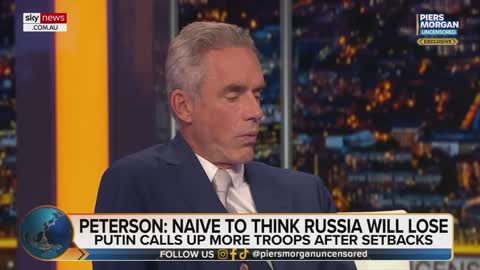 Naïve’ to think Russia will lose war, says Dr Jordan Peterson