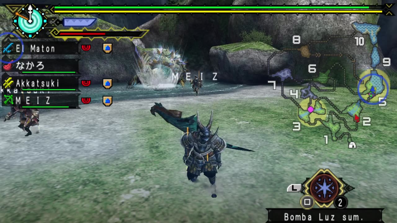 MONSTER HUNTER PORTABLE 3rd • Cazando 2 Zinogres - Rango Bajo (Grupo) • 2024/12/05