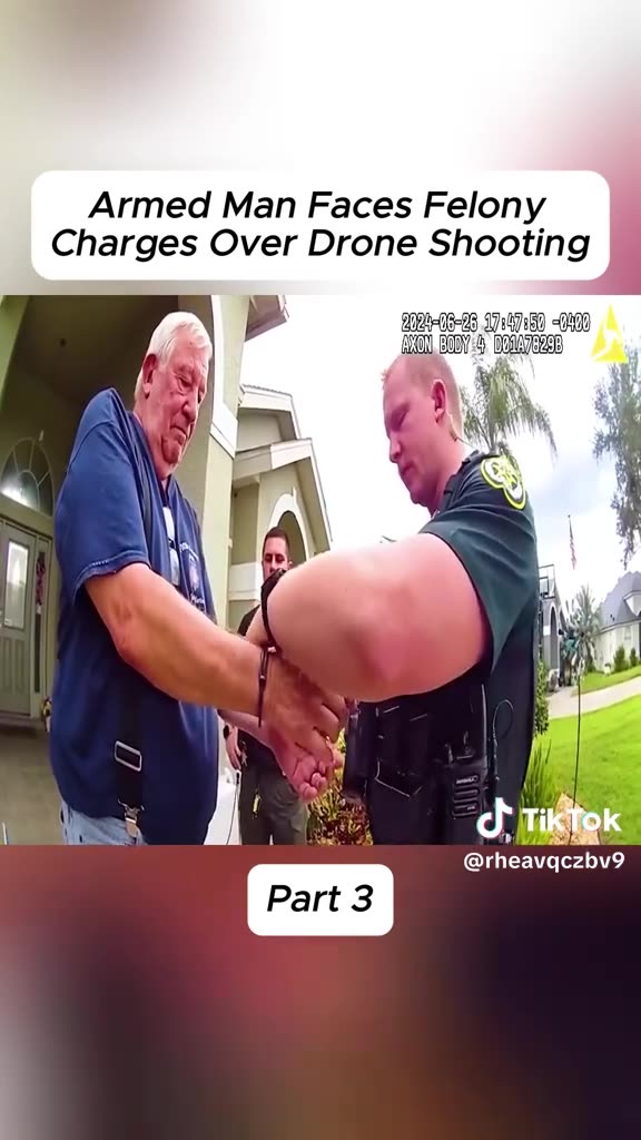Armed Man Faces Felony Charges Over Drone Shooting PT 3