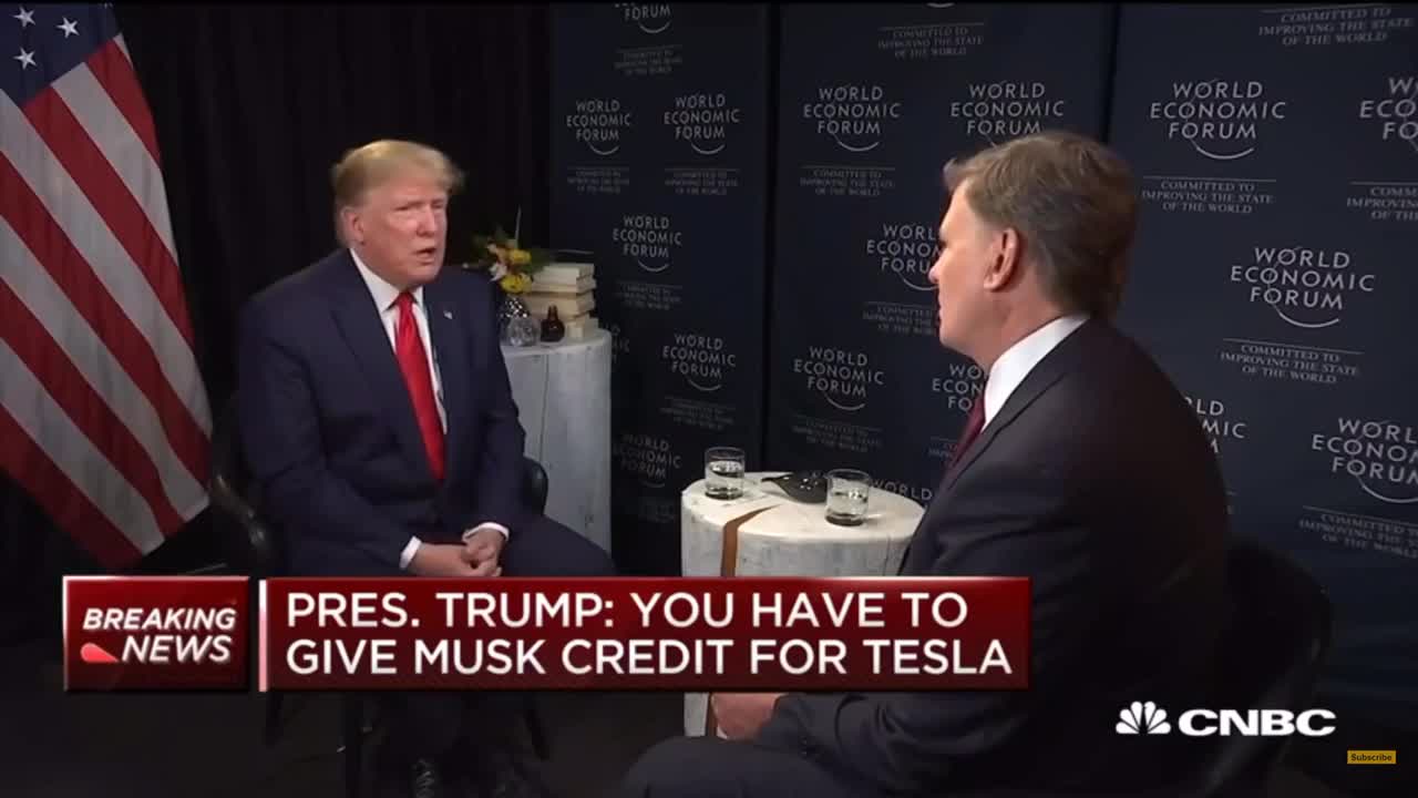 President Trump on 'Genius' Elon Musk