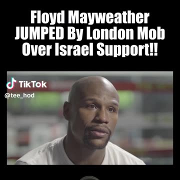 Floyd Mayweather Jumped In London Over Israel Support!