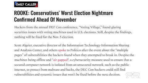 Rampant Voter Fraud Ahead of Election Day '24