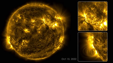 Watch the Sun Spin, Flare and Loop